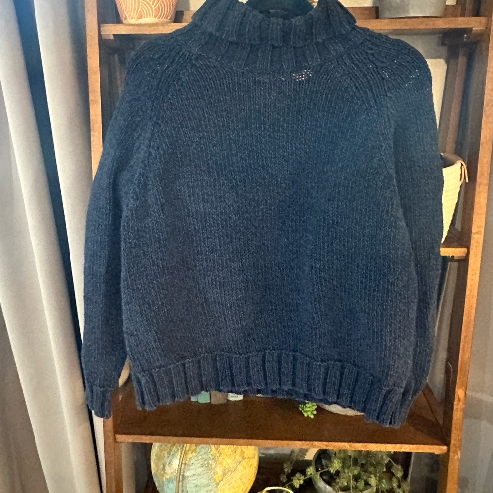 Liz Claiborne Dark Blue Turtleneck Sweater